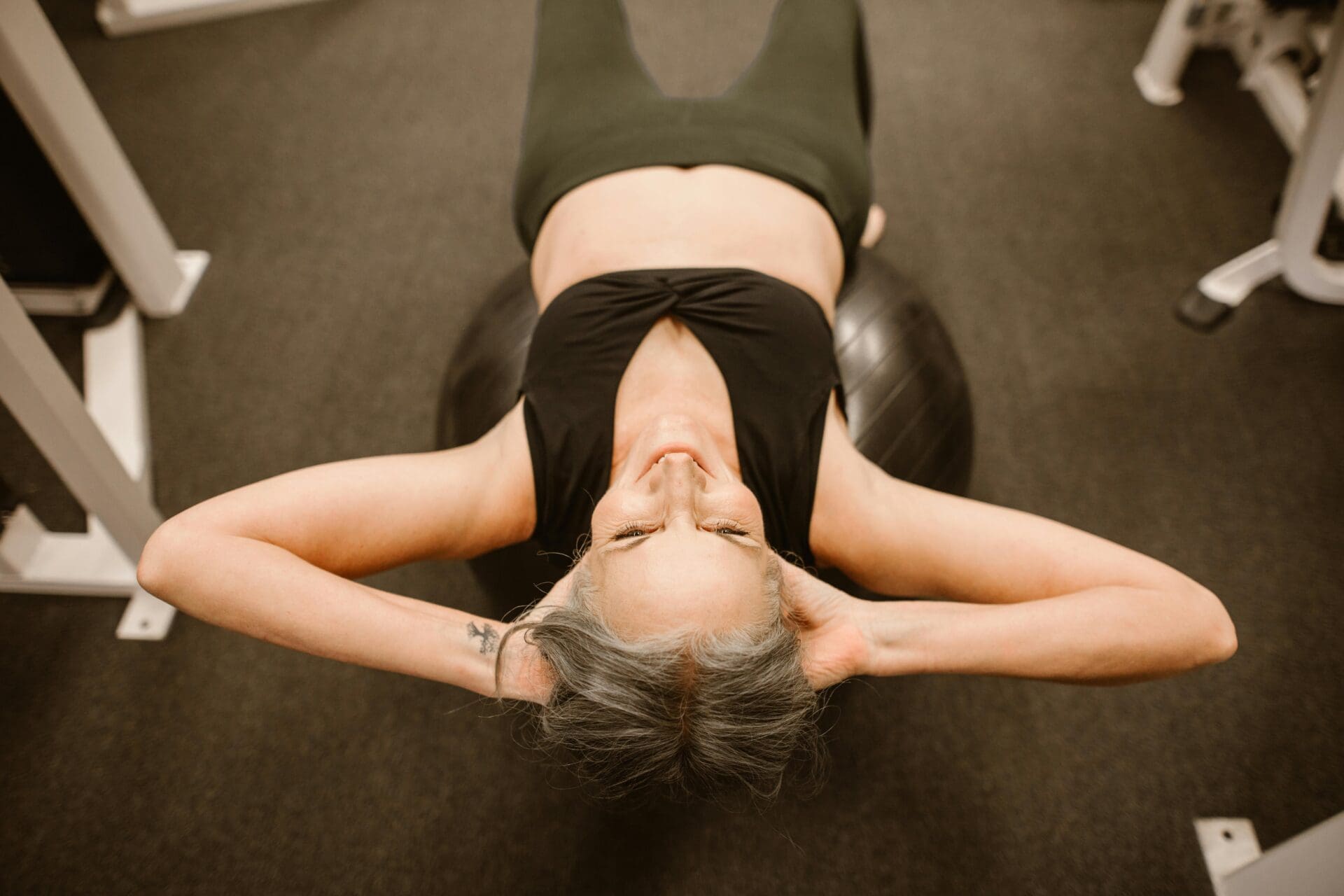 menopause course and women doing sit ups